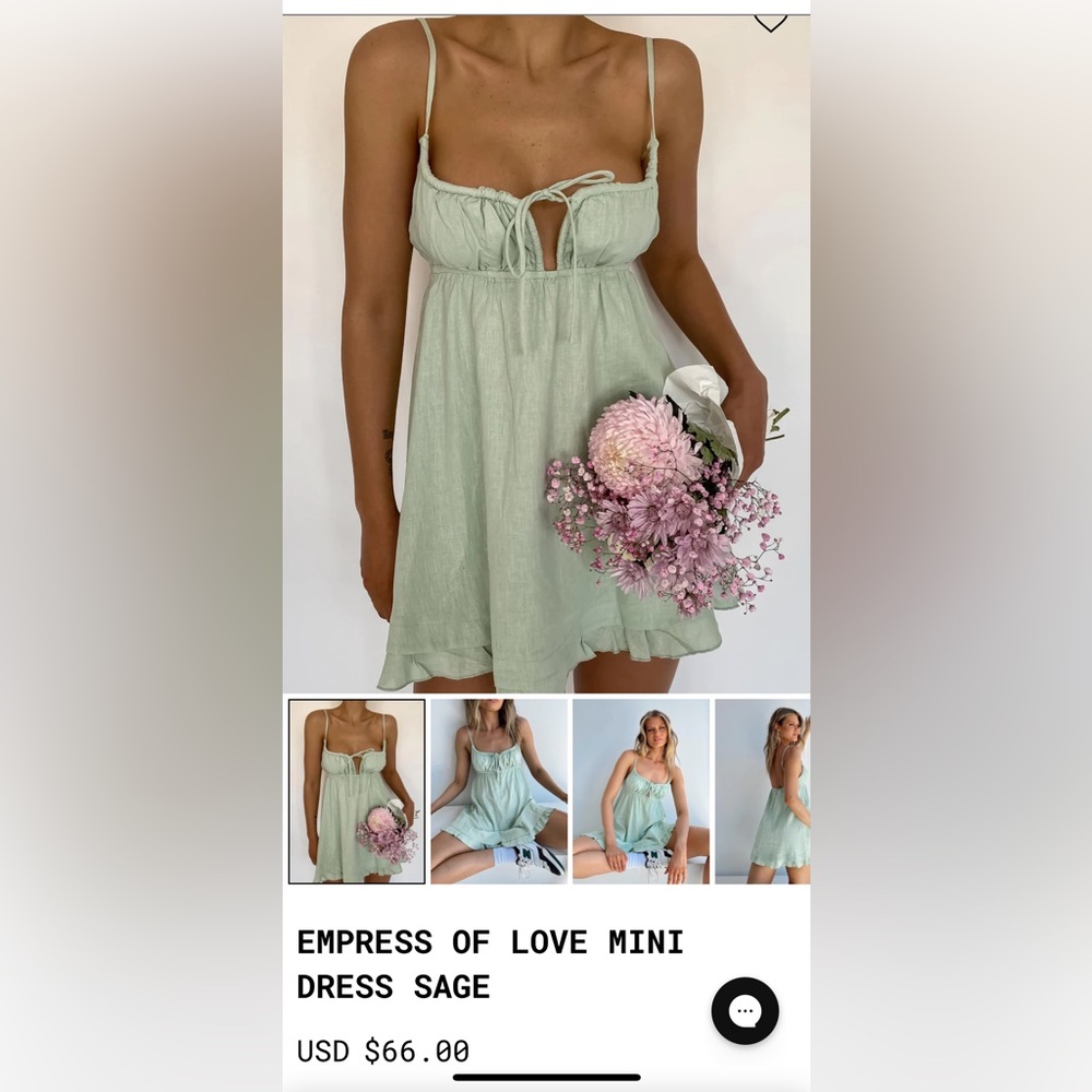 NWT Princess Polly Minidress